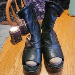 Stella Constantine Leather Wedge Sandals